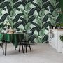 Exotic Banana Leaf Wallpaper Mural