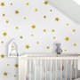 Or métallisé Petites étoiles Stickers muraux Sticker