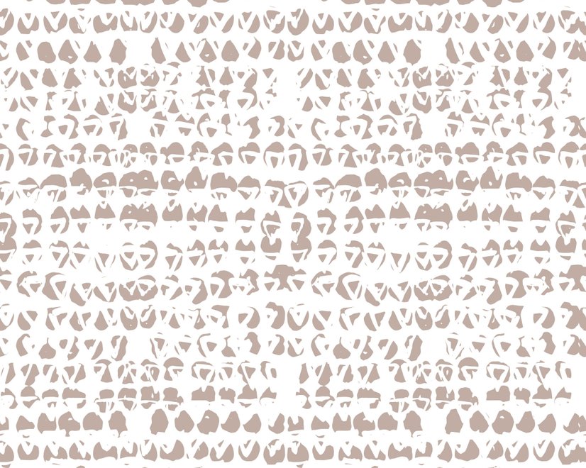 Papier peint panoramique, abstrait et bohème de Shibori