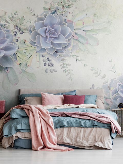 Elegant Petal Floral Wallpaper Mural