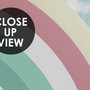 Papier peint panoramique ciel et arc-en-ciel pour enfants