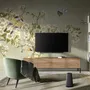 Cream Begonia Blossom Floral Art Wallpaper Mural