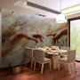 Watercolor Abstract Hands Wallpaper Mural