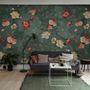 Tiny Poppy Flowers Wallpaper Mural