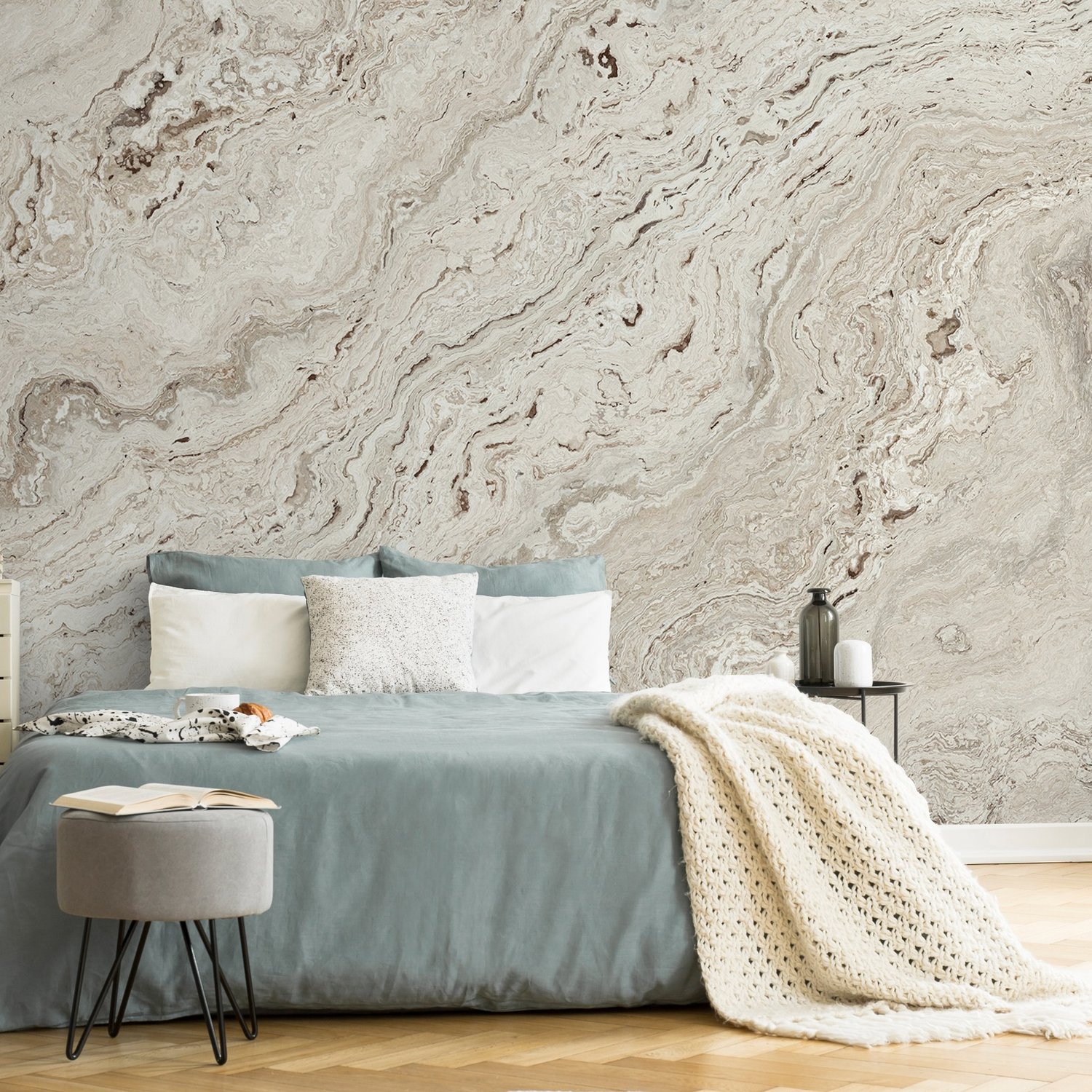 Onyx Marble Pattern Wallpaper Mural - Peel and Stick