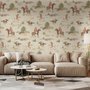 Retro Western Cowboys Wallpaper Mural
