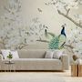 Peacock with Magnolia Blossom Wallpaper Mural