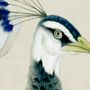 Peacock with Magnolia Blossom Wallpaper Mural