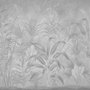 Papier Peint Panoramique Botanique Tropical Monochrome