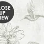 Monochrome Antique Jungle Landscape Wallpaper Mural