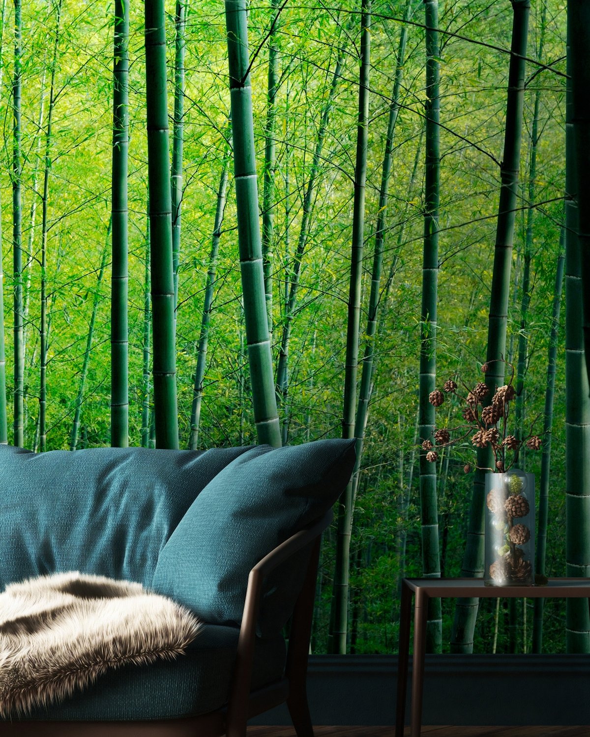 Bamboo Forest Wallpaper Mural - Peel and Stick
