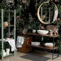 Dark Botanical Plants with Animals Wallpaper Mural