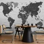 World Map Wallpaper Mural