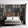 Future Typography Wallpaper Mural