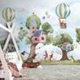 Cute Flying Animals with Treehouse for Kids Nursery Wallpaper Mural