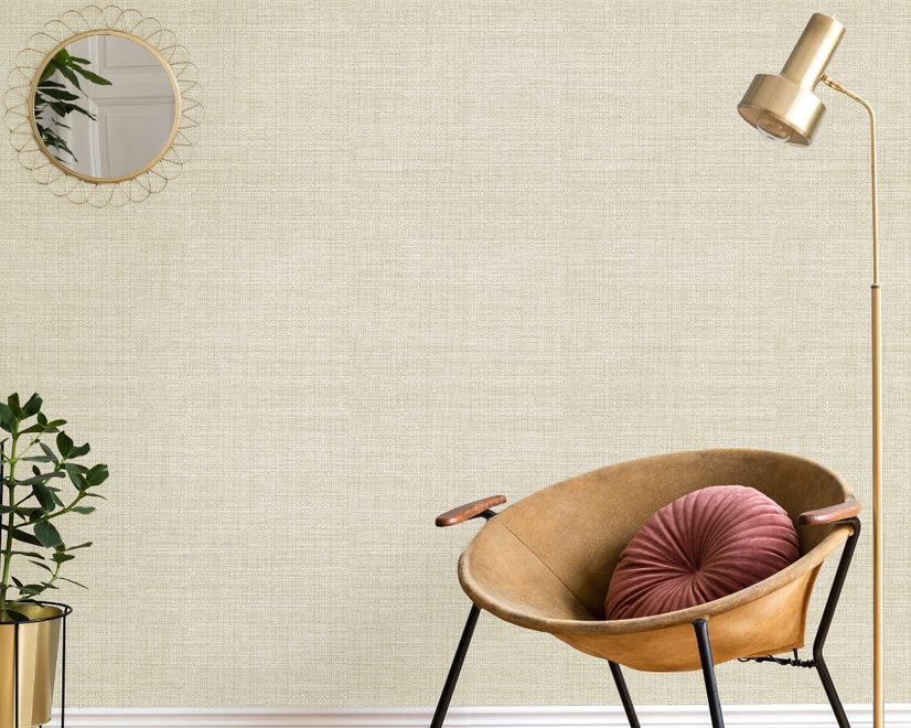 Beige Chenille Texture Wallpaper Mural
