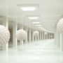 Abstract Corridor and Nordic Ball Wallpaper Mural