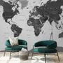 World Map Wallpaper Mural