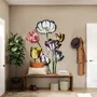Stickers muraux tulipes hollandaises colorées 3d