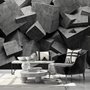 Papier peint panoramique moderne de formes géométriques