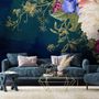Vintage Floral Art Wallpaper Mural
