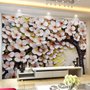 Oil Painting Cherry Blossom Wallpaper Mural