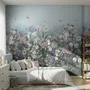 Soft Blooming Floral Meadow  Kids Wallpaper