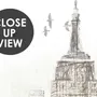 Monochrome Charcoal New York City Wallpaper Mural