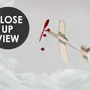 Hot Air Balloon and Airplanes on The Sky Wallpaper Mural