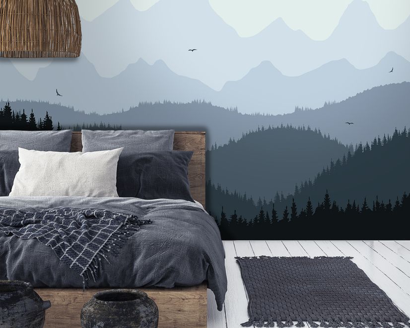 Mountain Landscape Silhouette