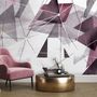 Modern Geometric Triangle Art Wallpaper Mural