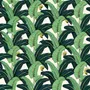 Banana Leaf Pattern Wallpaper Mural