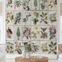 Vintage Blumen Keramik-Kunst Fototapete
