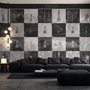 Monochrome Medieval Chessboard Historical Wallpaper Mural