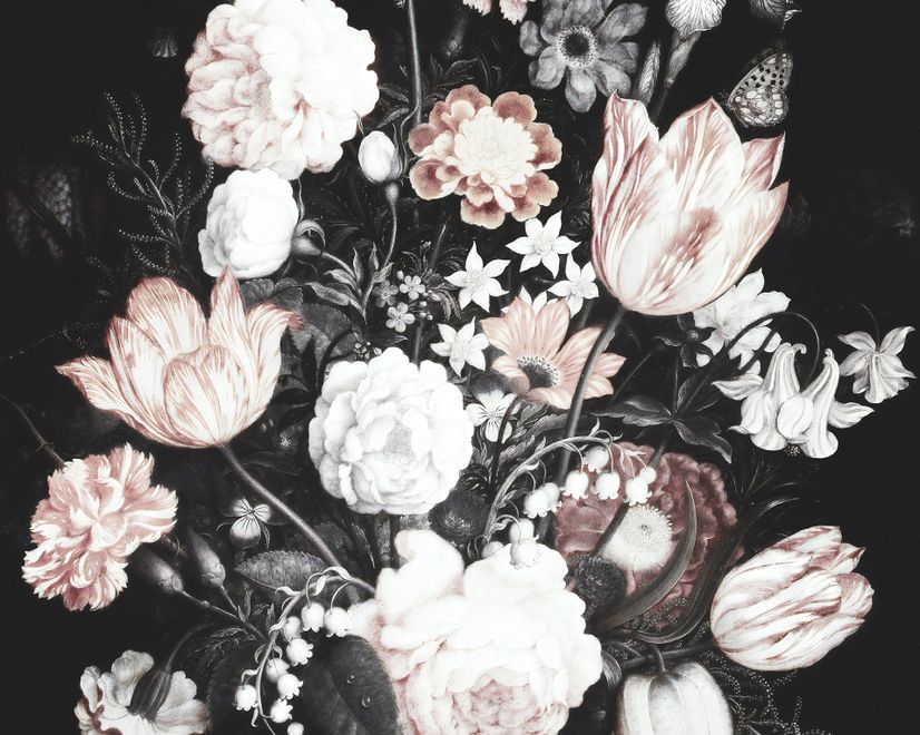 Dutch Floral Bouqet Wallpaper Mural
