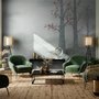 Misty Forest Autumn Landscape Wallpaper Mural