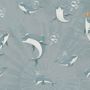 Playing Dolphin Nursery Wallpaper Mural
