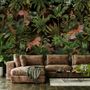 Dark Tropical Trees with Tigers Wallpaper Mural