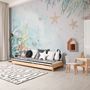 3D Look Soft Undersea with Seashells Wallpaper Mural