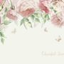 Pink Flower Art Wallpaper Mural