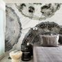 Watercolor Abstract Round Art Wallpaper Mural