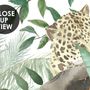 Cute Safari Animals with Jungle Kids Wallpaper Mural