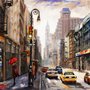 Papier peint panoramique panoramique de la ville de New York