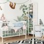 Cute Safari Animals with Jungle Kids Wallpaper Mural