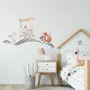 Cute Animals Singing on the Music Notes Wall Decal Sticker