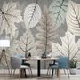 Scandinavian Style Unique Leaves Wallpaper Mural