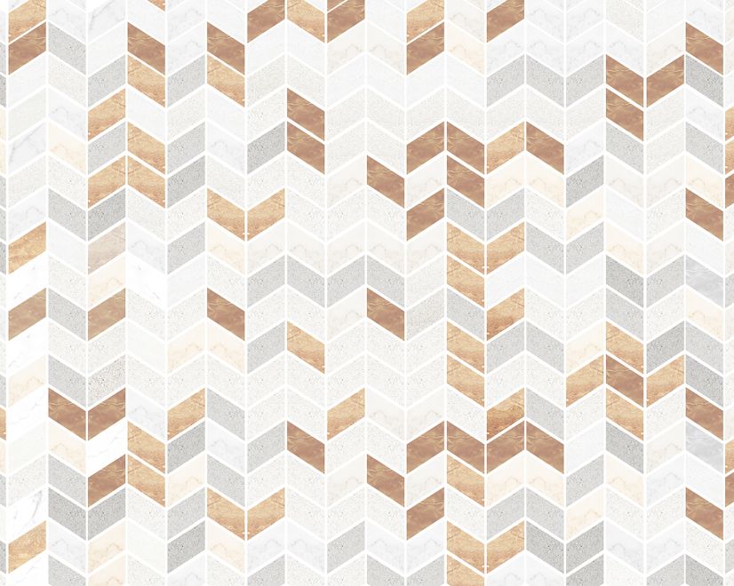 Polygonal Square Geometric Pattern Wallpaper Mural