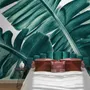 Tropical Palm Leaves Wallpaper Mural