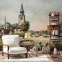 Historical City Wall on Seaside Wallpaper Mural