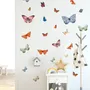Colorful Butterflies Wall Decal Sticker